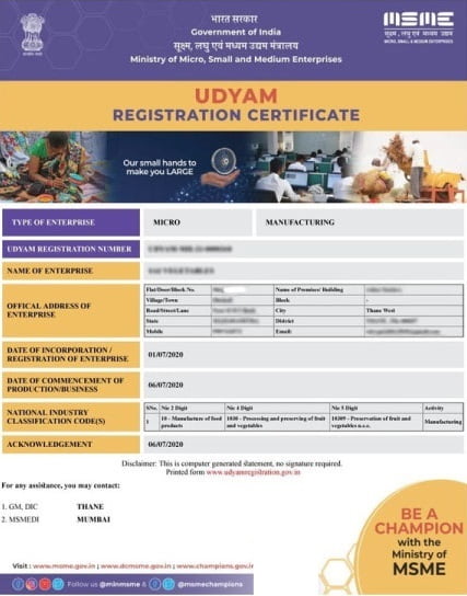 Udyam Registration | Udyog Aadhar | MSME Registration Online