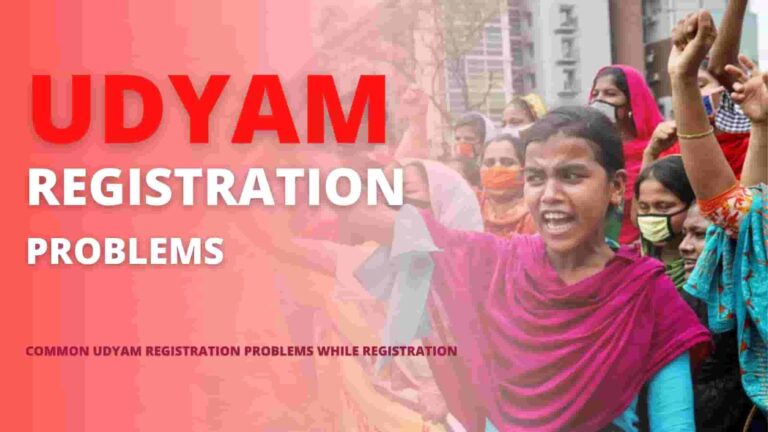 Common Udyam Registration Problems While Registration