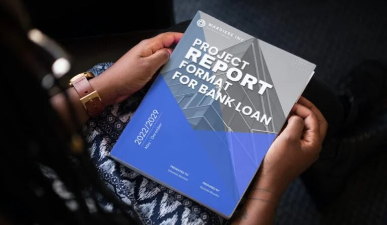 project report for bank loan in hindi
