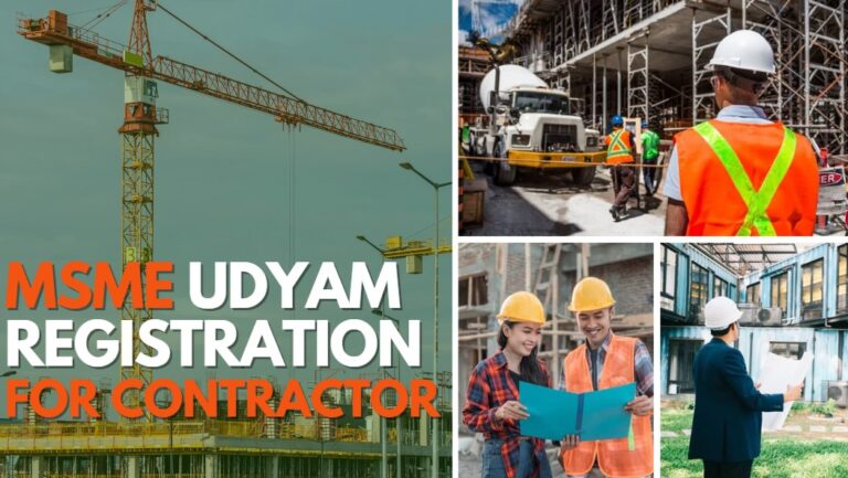 Udyam Registration for Contractor