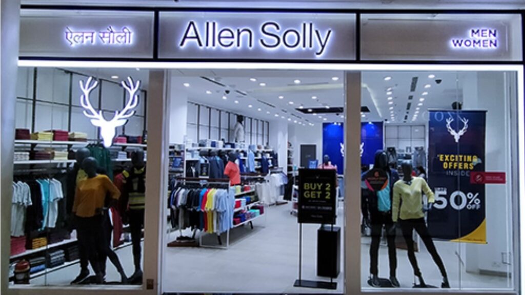 Allen Solly Best Clothing Brands in India