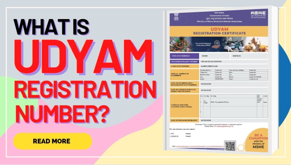 What Is Udyam Registration Number Udyam Number Format