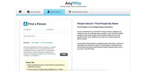 AnyWho People Search & Phone Number Lookup
