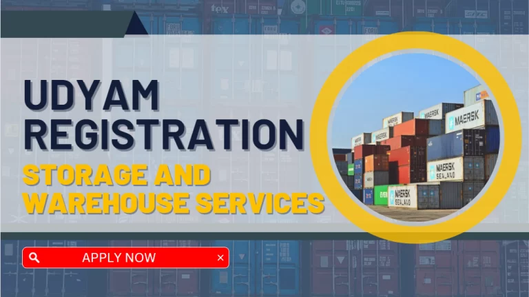 Udyam Registration for Storage and Warehouse Services