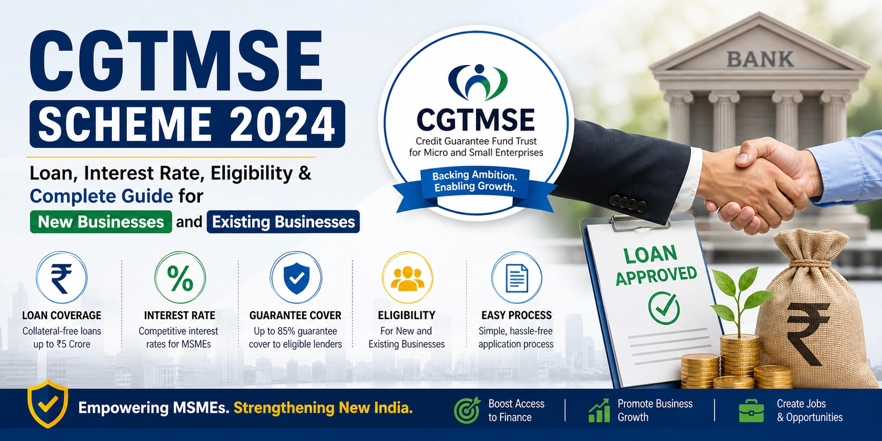 CGTMSE Scheme 2026: Loan, Interest Rate, Eligibility & Complete Guide for New and Existing Businesses